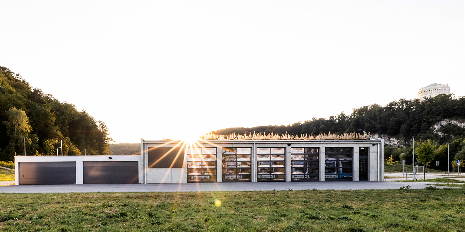 Fahrzeughalle für Elektrofahrzeuge in Kelheim
